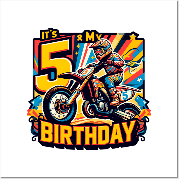 5th Birthday Wall Art by Vehicles-Art